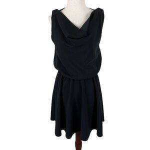 Alice + Olivia Black Fit and Flare Dress